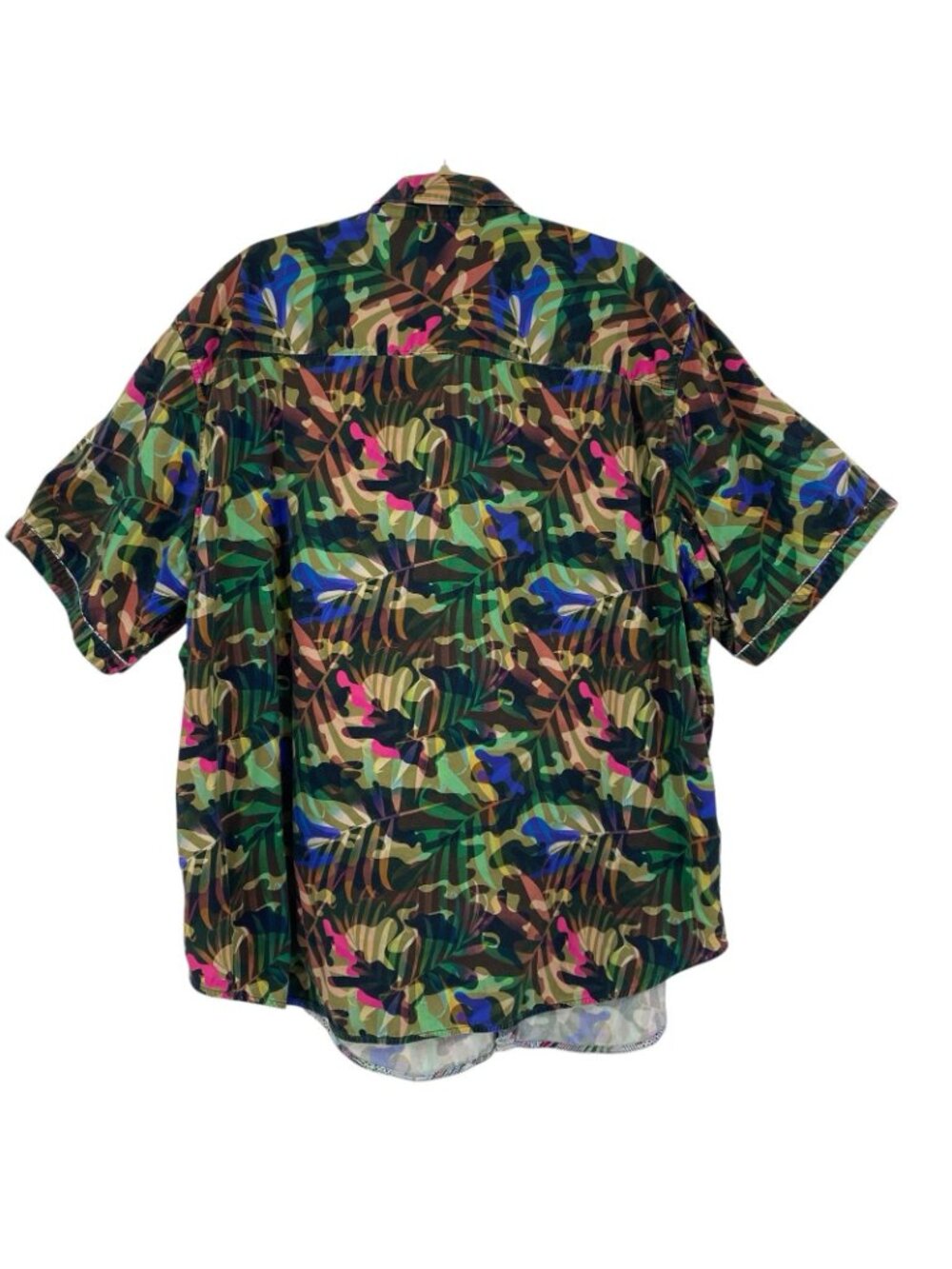 Robert Graham Size 2XL Classic Fit Floral SS Shirt Tropical Mixed Media - Picture 4 of 13